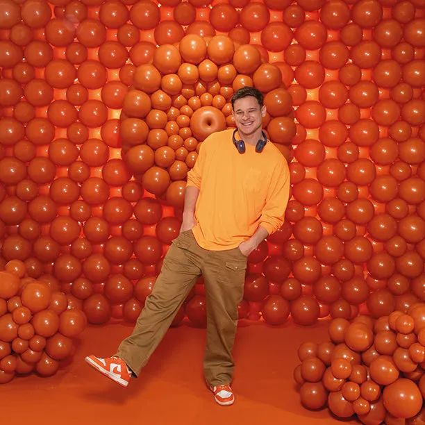 12" Sempertex Deluxe Sunset Orange Link-O-Loon Latex Balloons | 50 Count