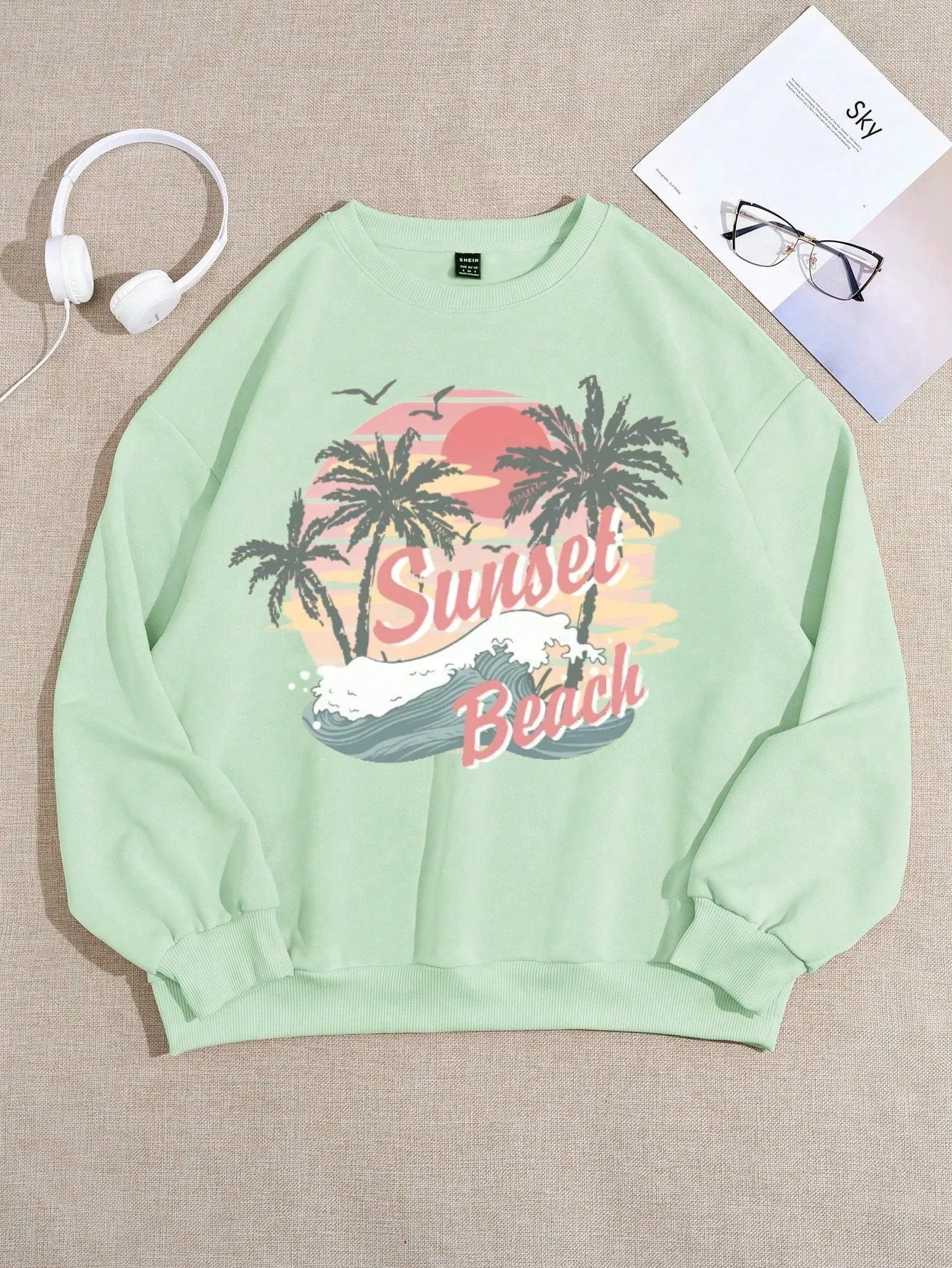 4th of July Celebrations: Patriotic American Flag Sweatshirt for Women