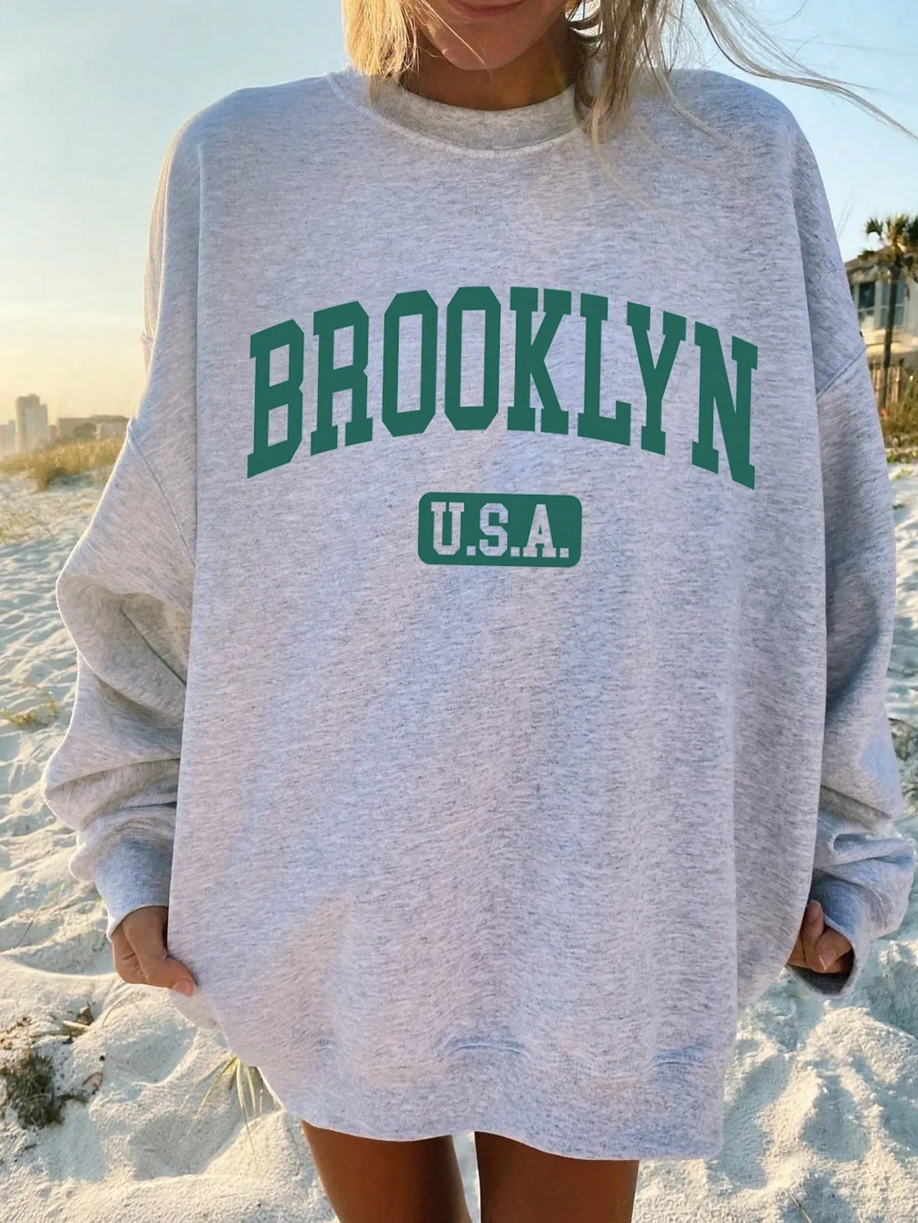 4th of July Celebrations: Patriotic American Flag Sweatshirt for Women