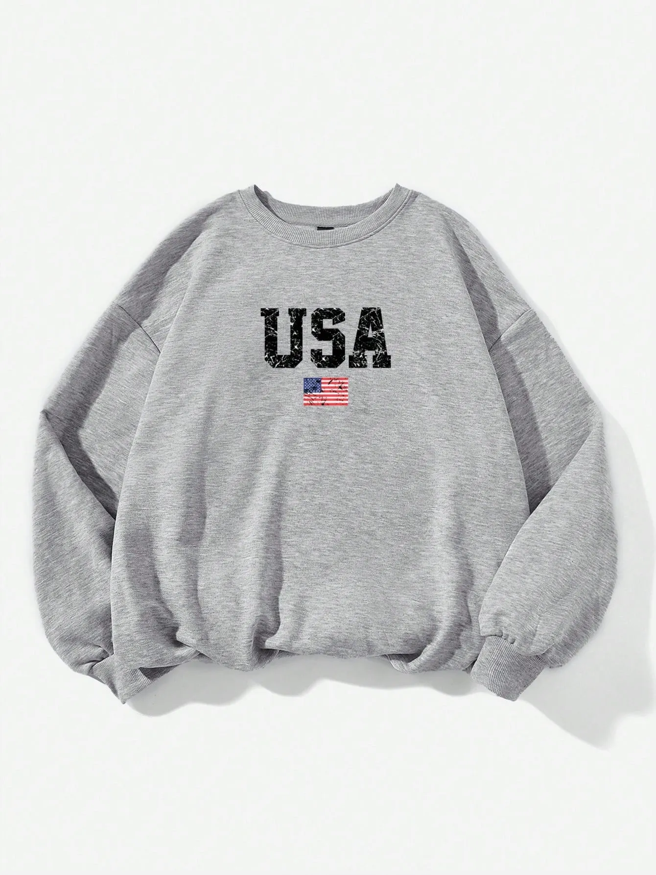 4th of July Celebrations: Patriotic American Flag Sweatshirt for Women