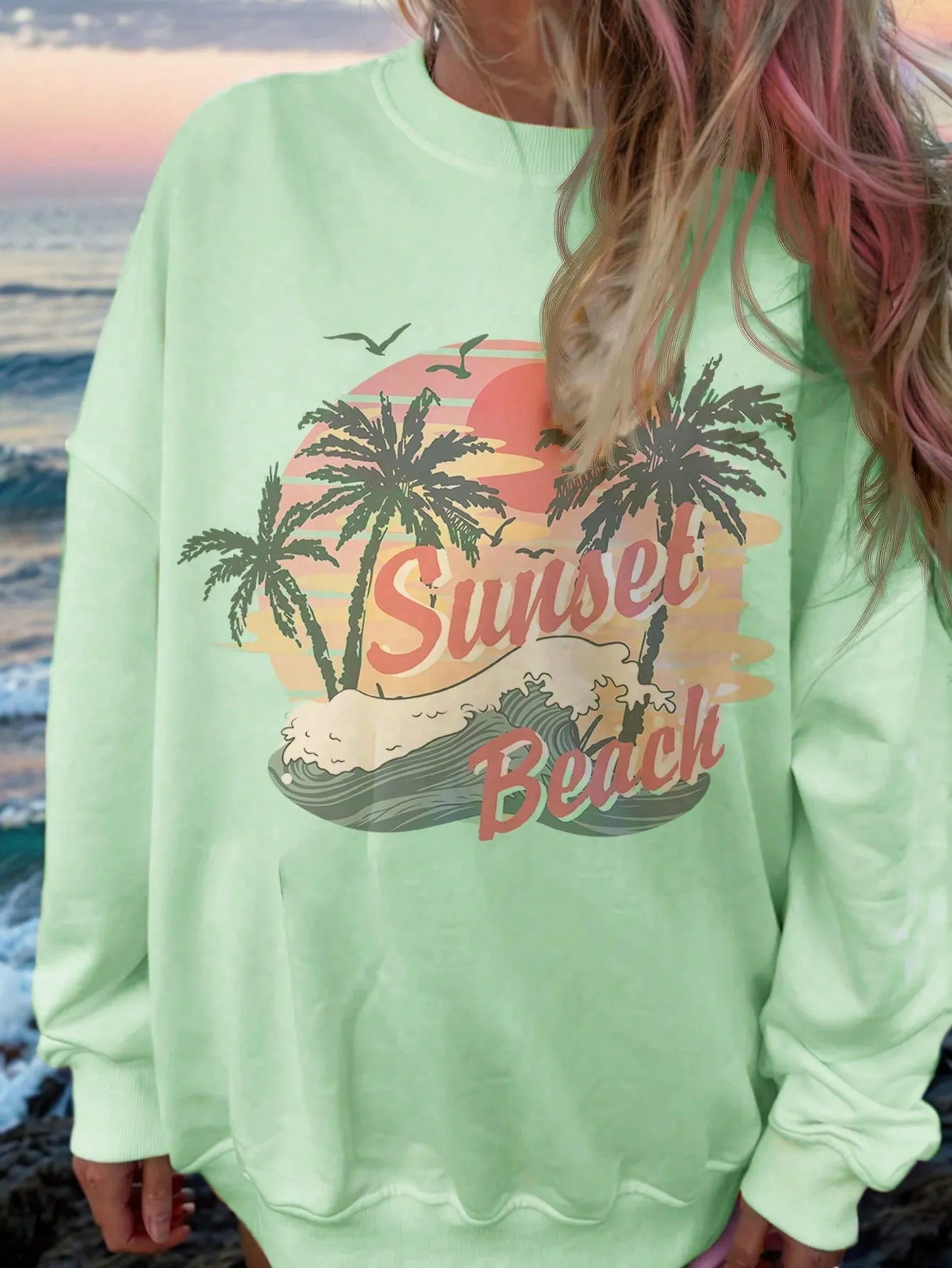 4th of July Celebrations: Patriotic American Flag Sweatshirt for Women