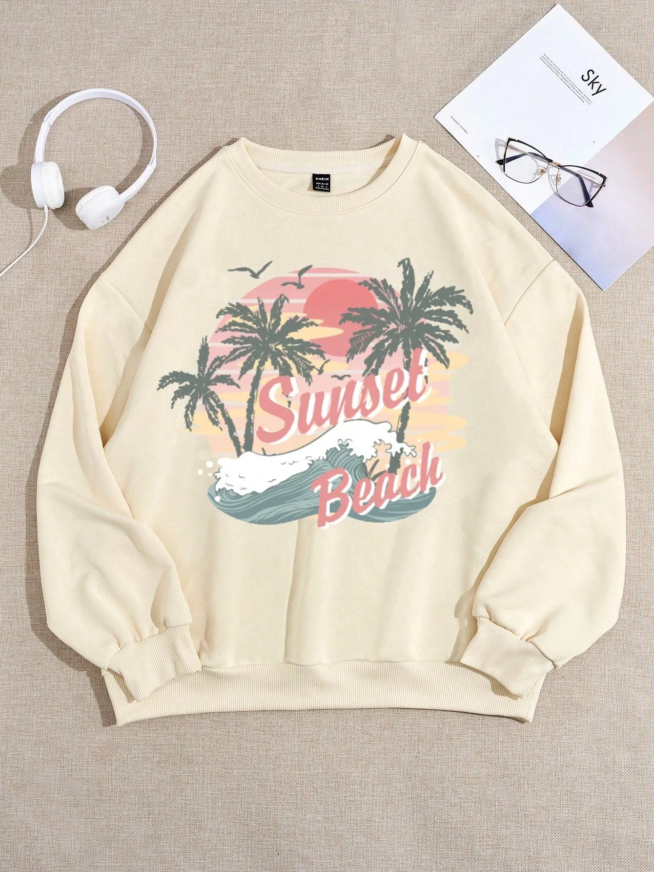 4th of July Celebrations: Patriotic American Flag Sweatshirt for Women