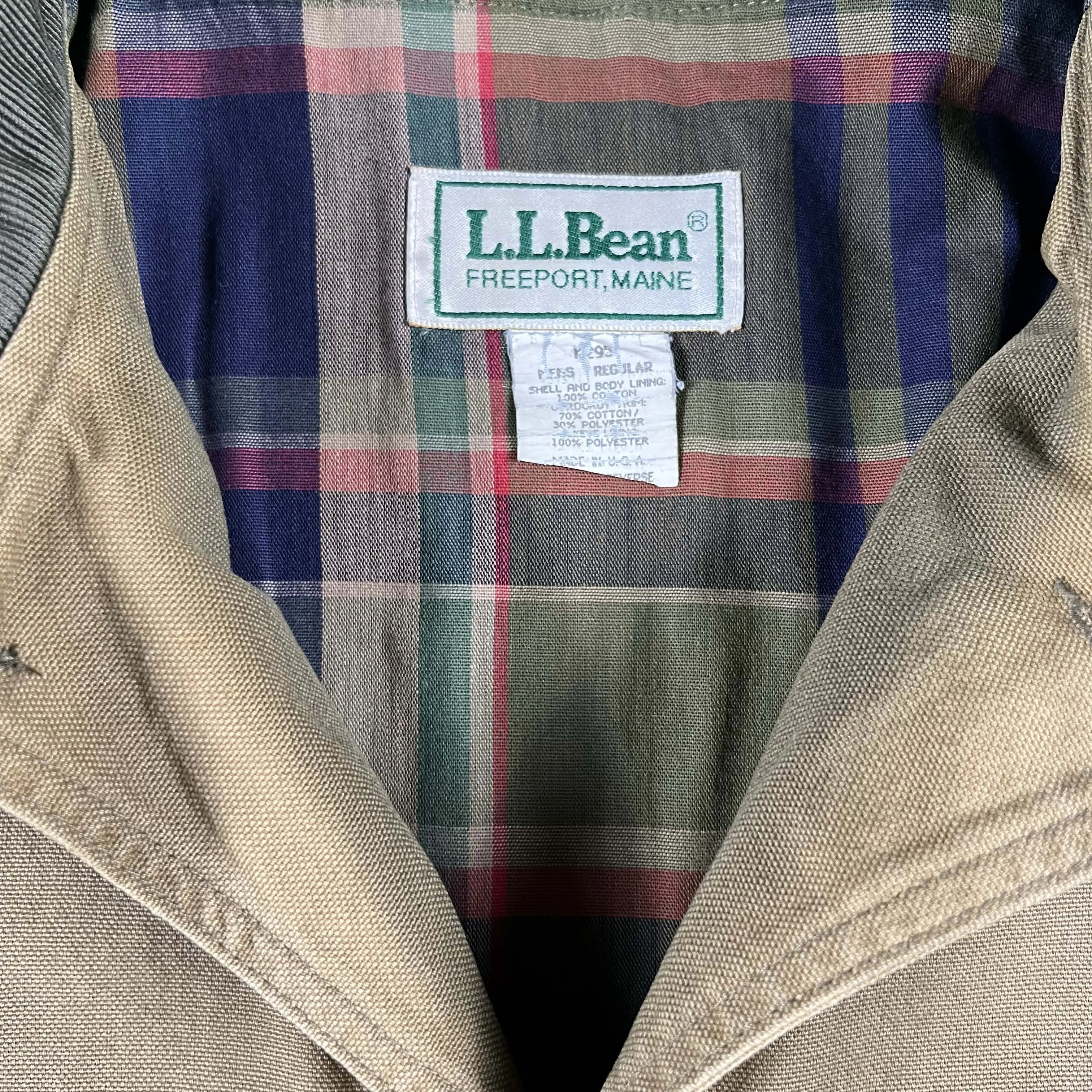 80s LL Bean Freeport Sun Faded Barn Coat- XL