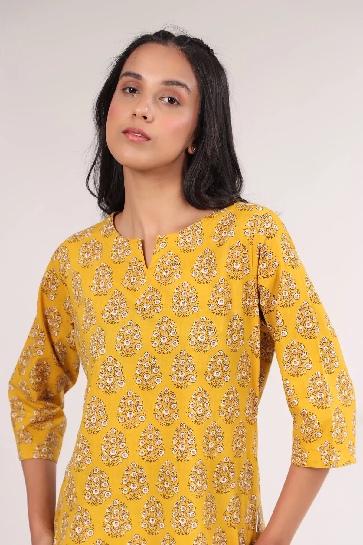 Buti on Mustard Top Set