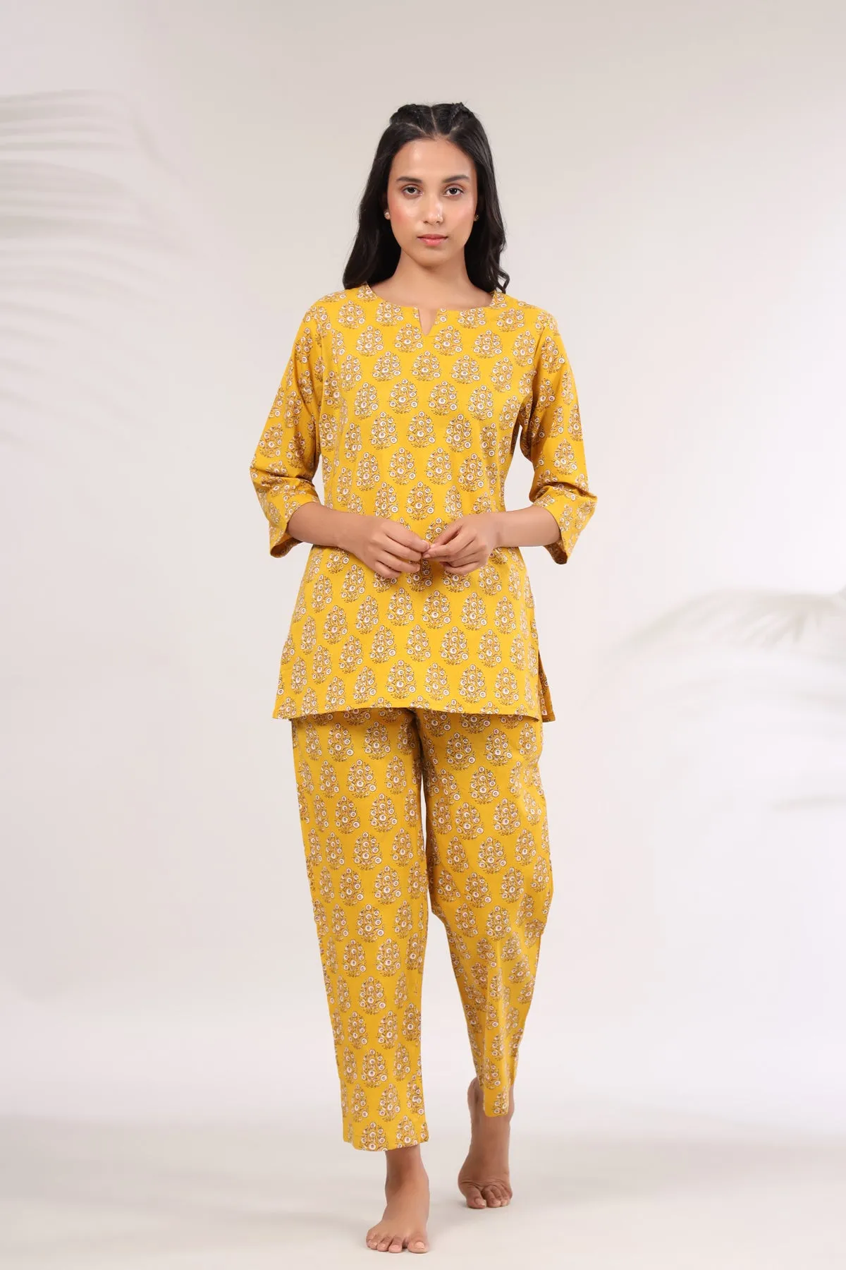 Buti on Mustard Top Set