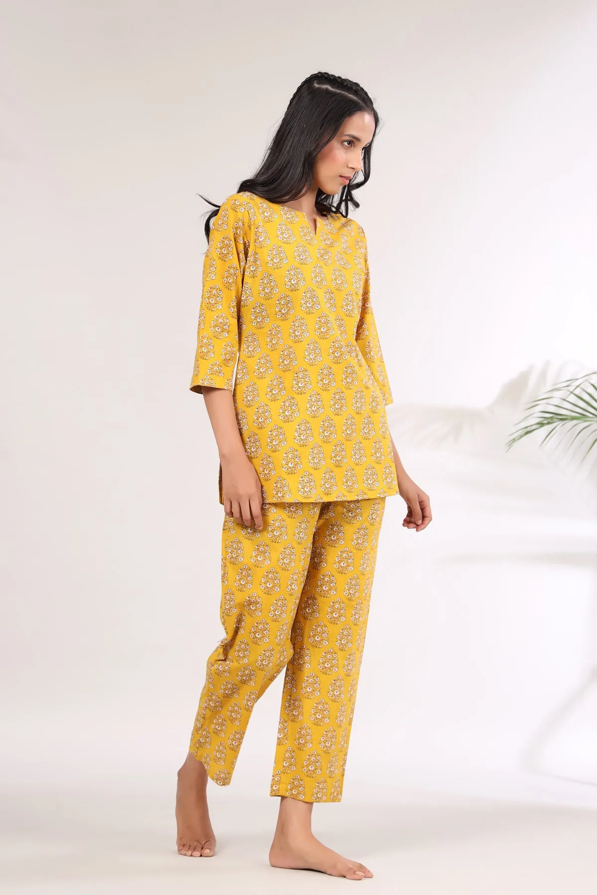 Buti on Mustard Top Set
