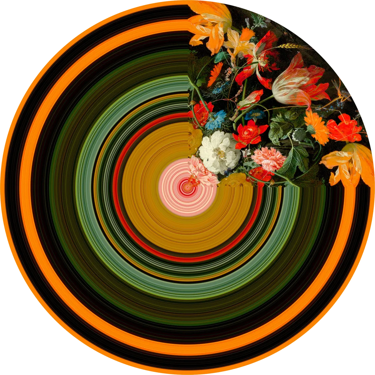CARPET GLITCH ROUND QUARTER