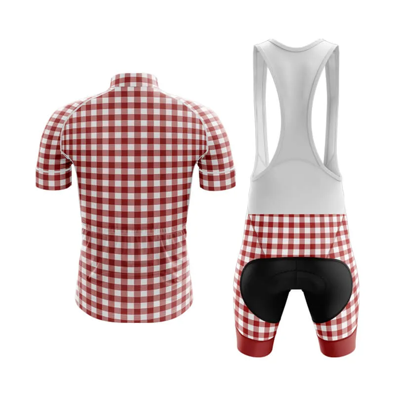Checkered (Red) Club Cycling Kit