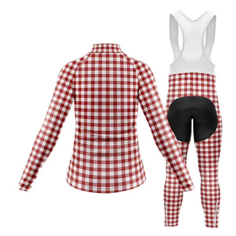 Checkered (Red) Club Cycling Kit