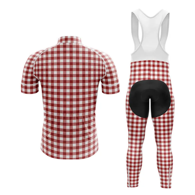 Checkered (Red) Club Cycling Kit