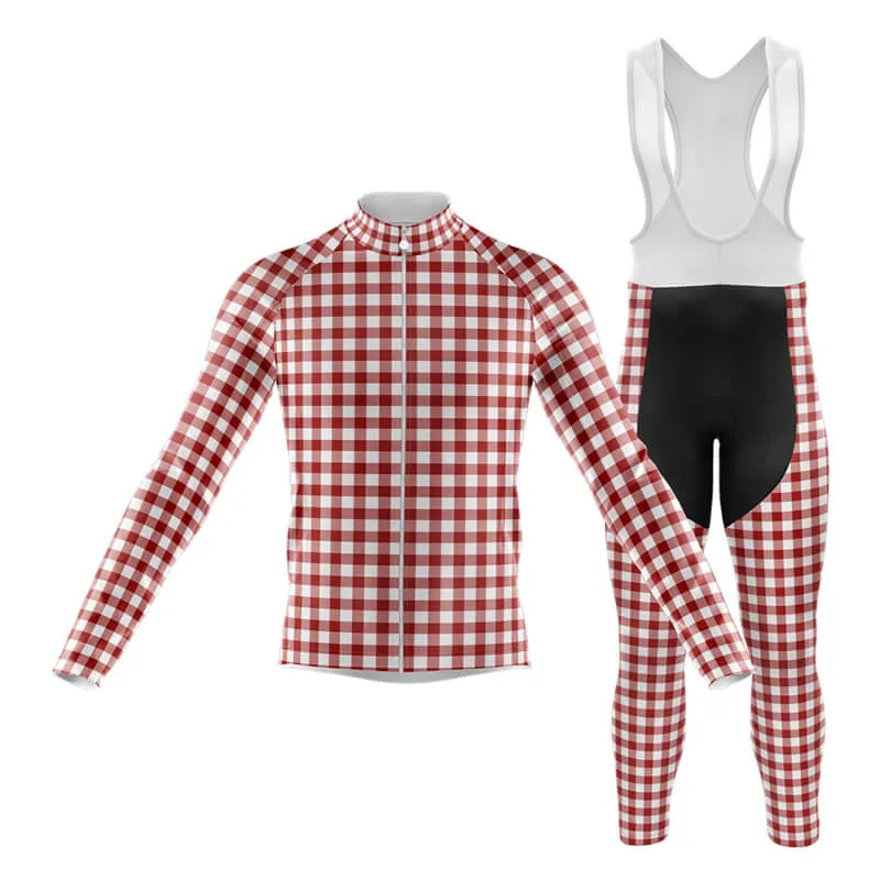 Checkered (Red) Club Cycling Kit