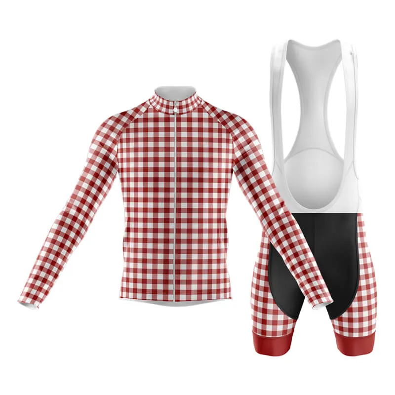 Checkered (Red) Club Cycling Kit