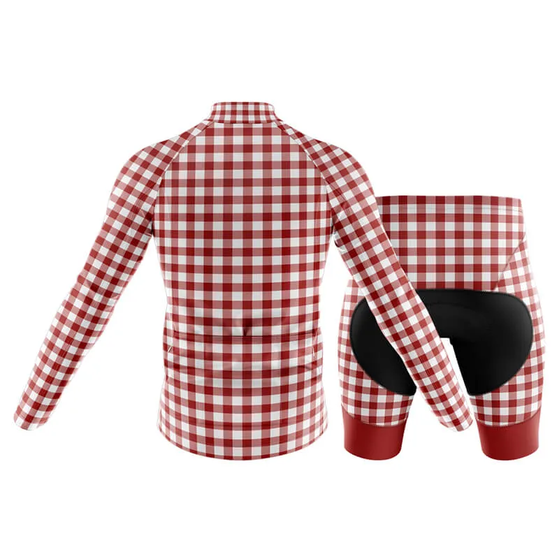 Checkered (Red) Club Cycling Kit