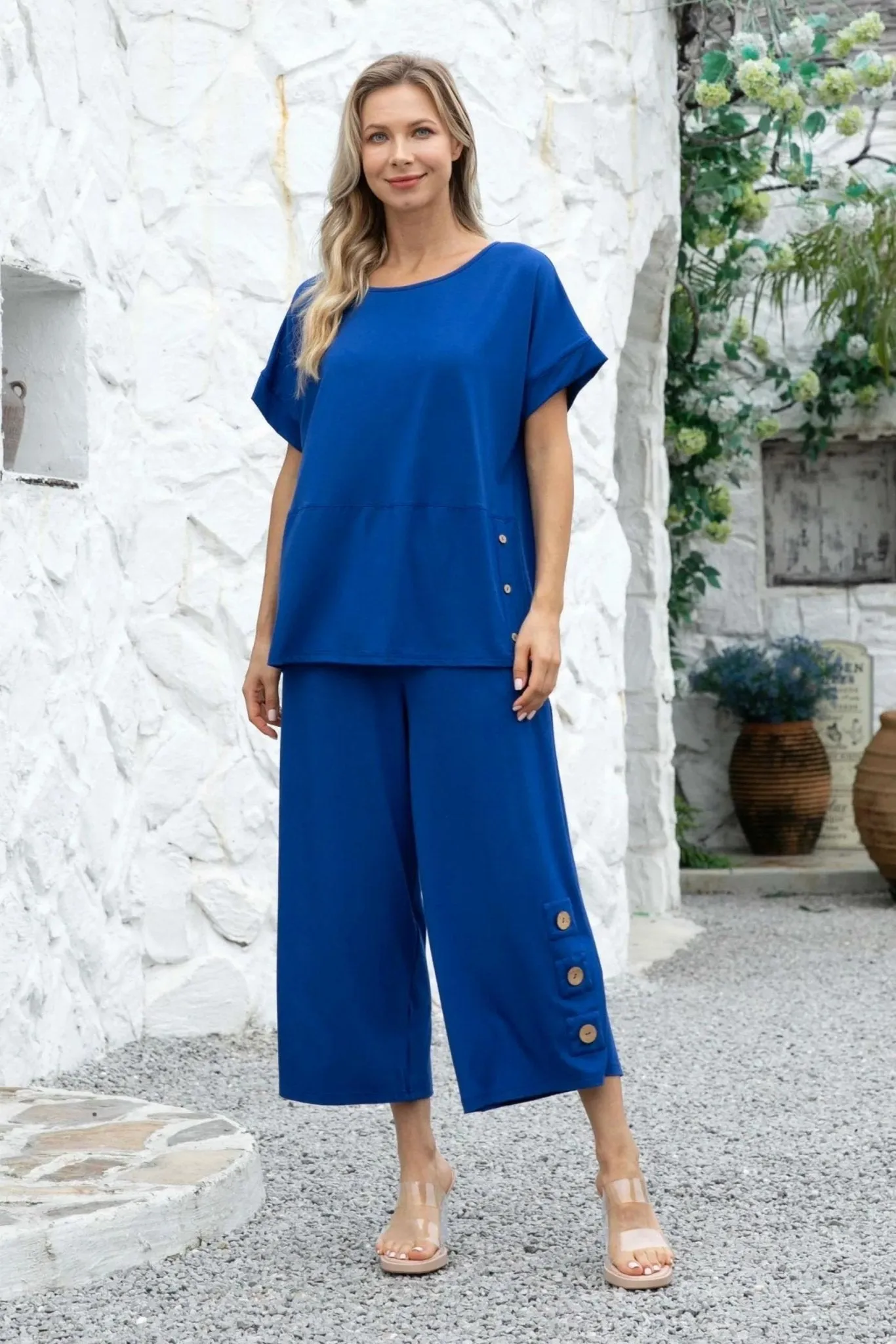 Coconut Button Bamboo Top