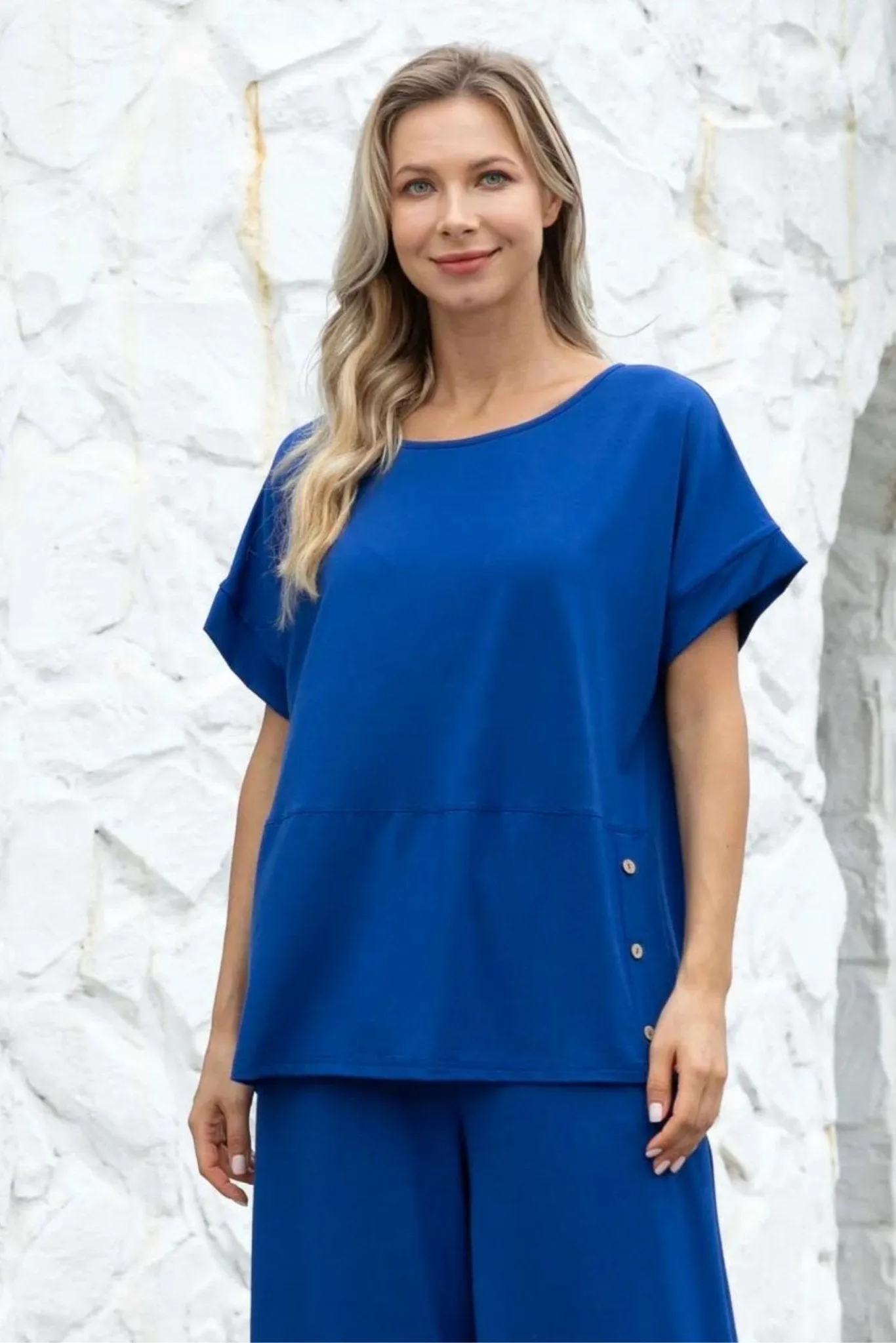 Coconut Button Bamboo Top