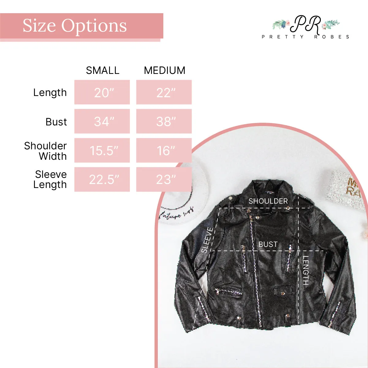 (Faux Leather) Black Leather Jacket Till Death Do Us Part