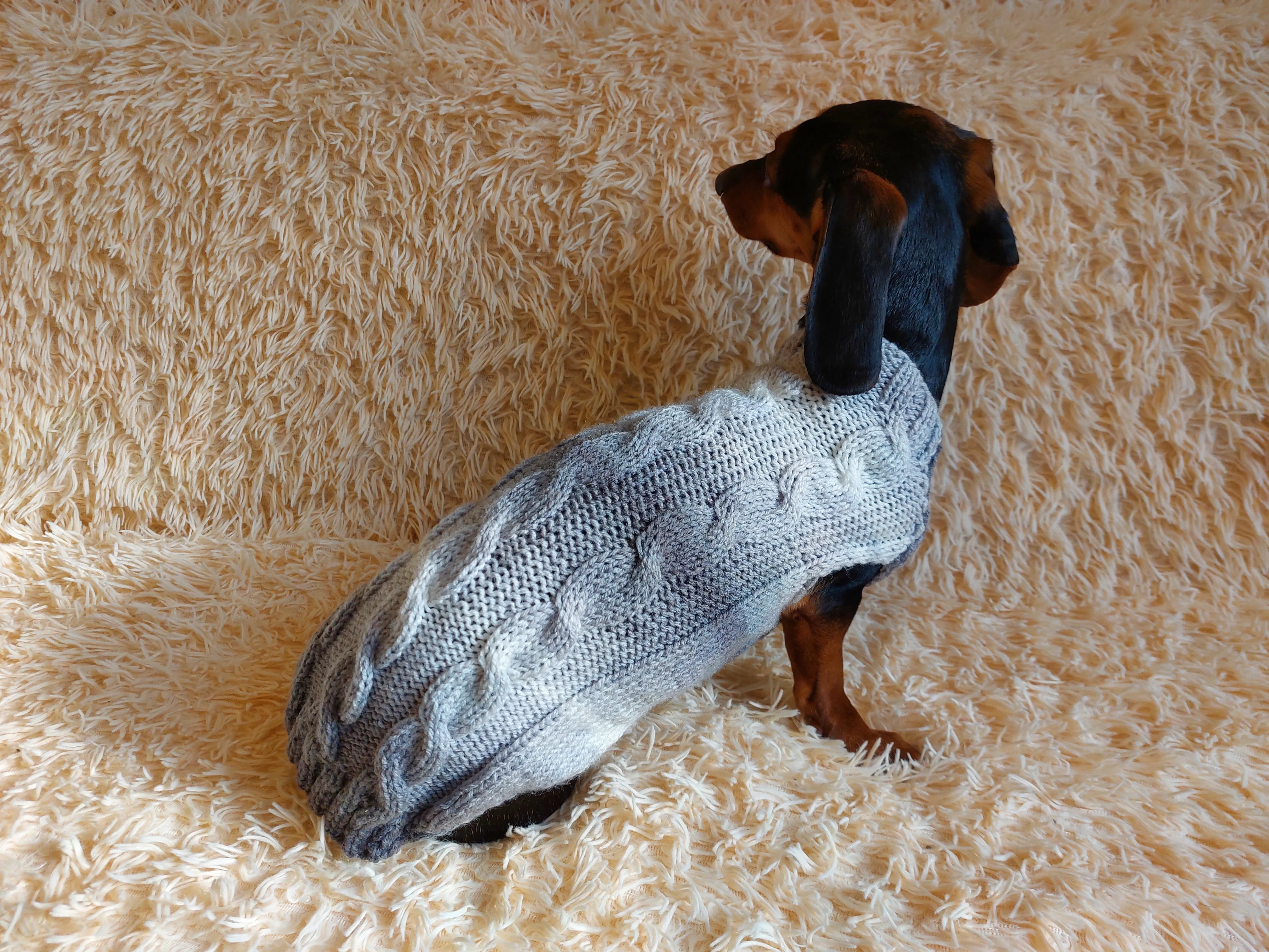 Festive pet jumper sweater,dachshund sweater,dog vest,puppy clothes