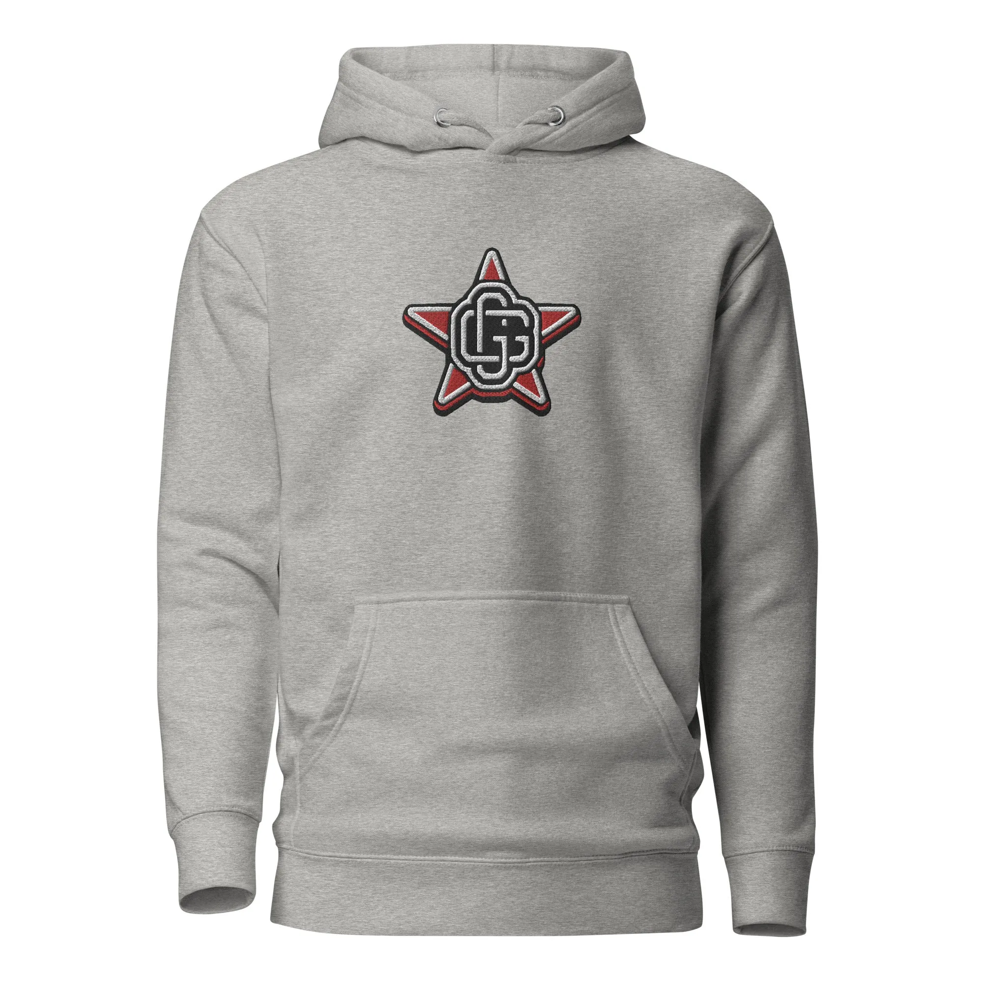 Gorilla Star Unisex Embroidered Pullover Hoodie - Urban Streetwear Apparel