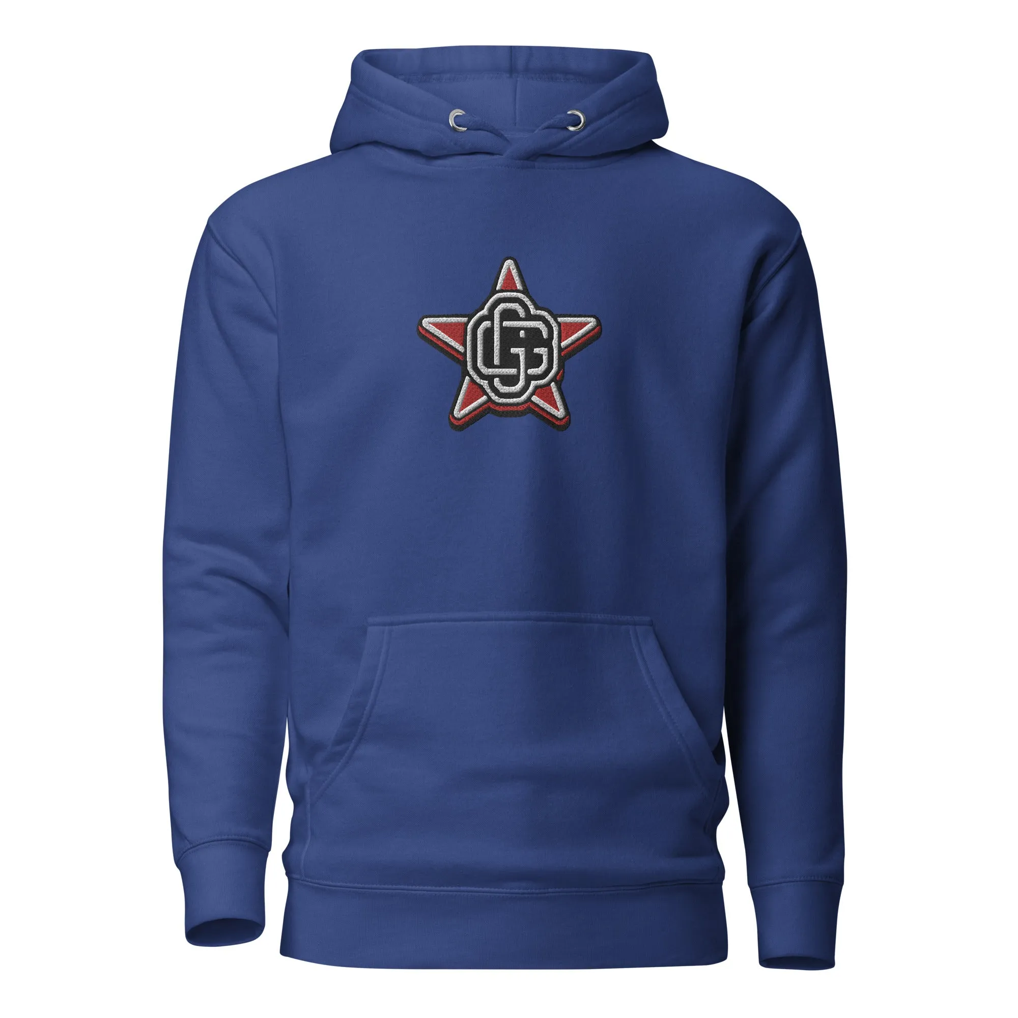 Gorilla Star Unisex Embroidered Pullover Hoodie - Urban Streetwear Apparel