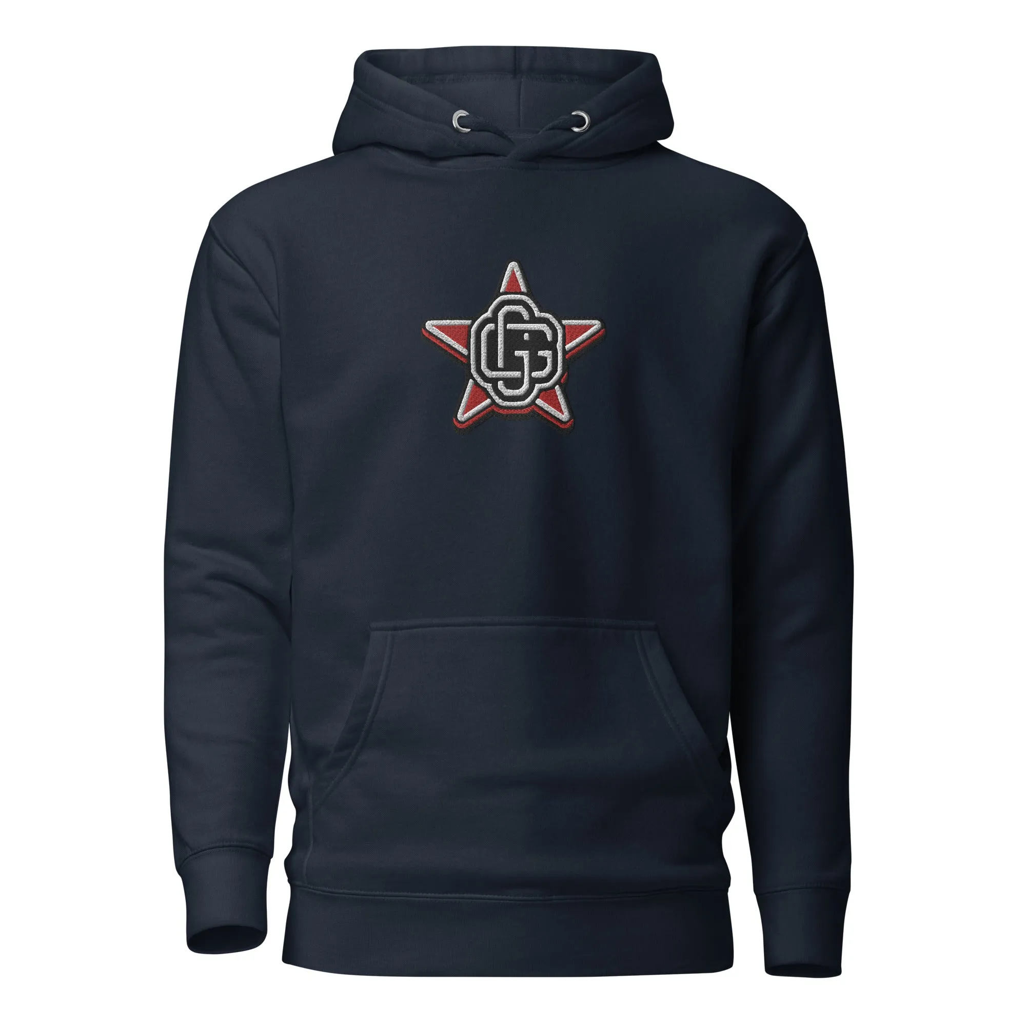 Gorilla Star Unisex Embroidered Pullover Hoodie - Urban Streetwear Apparel