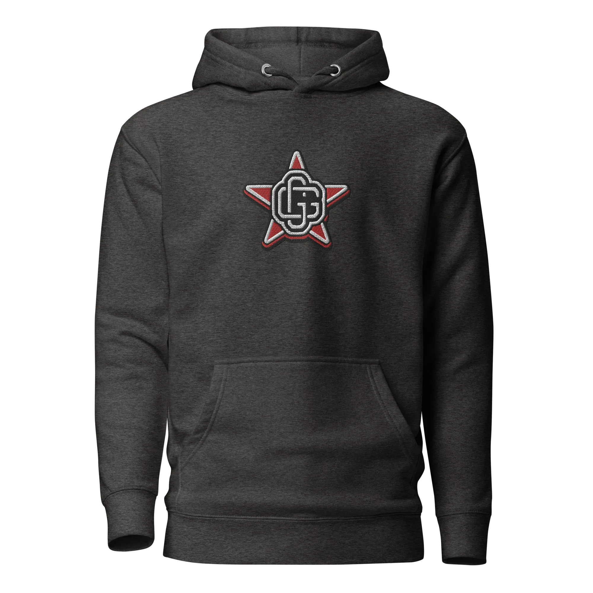 Gorilla Star Unisex Embroidered Pullover Hoodie - Urban Streetwear Apparel