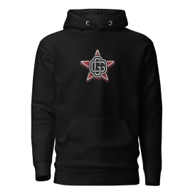 Gorilla Star Unisex Embroidered Pullover Hoodie - Urban Streetwear Apparel