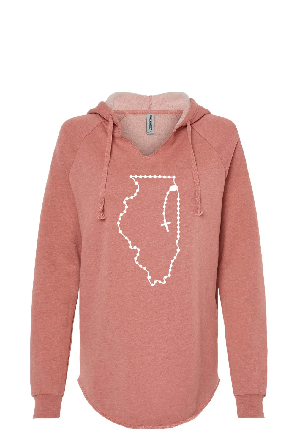 Illinois Catholic Rosary Drop Hoodie