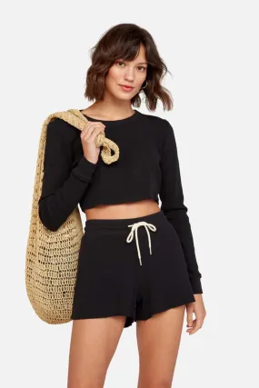 Jet Black Lincoln Thermal Shorts