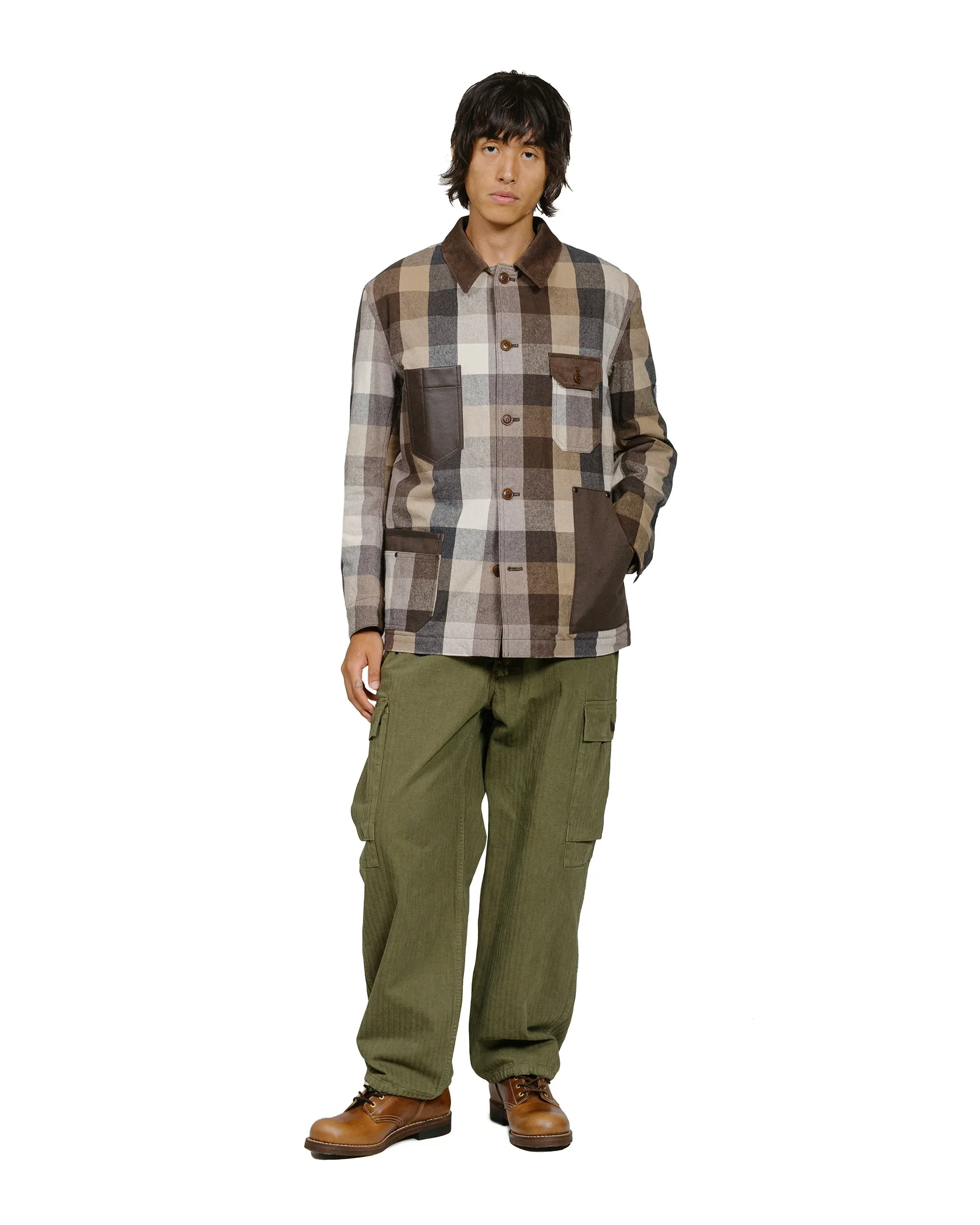 Junya Watanabe MAN Check Blouson Brown/Black