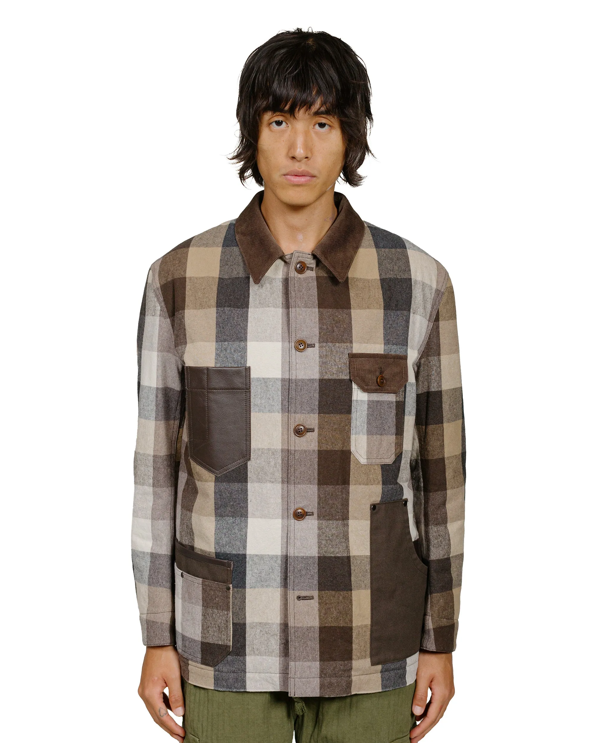 Junya Watanabe MAN Check Blouson Brown/Black