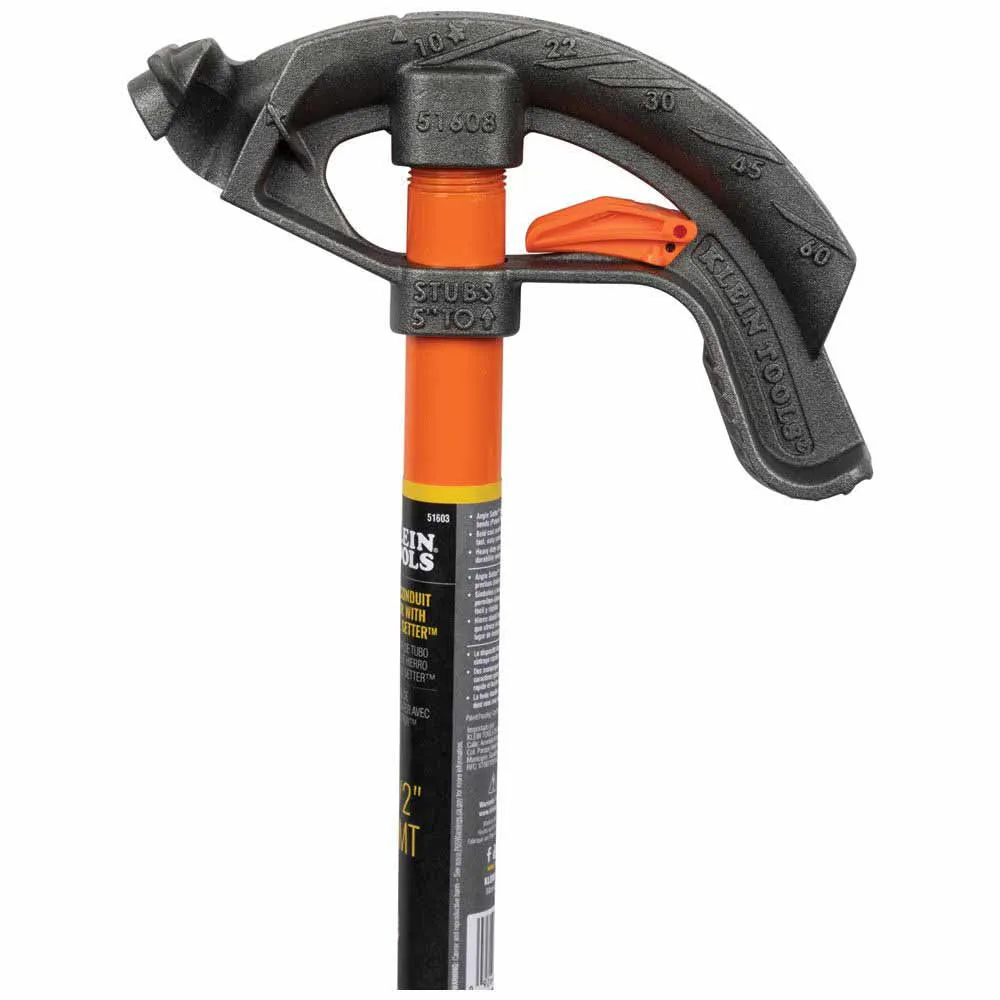 Klein 51604 Iron Conduit Bender 3/4" EMT with Angle Setter