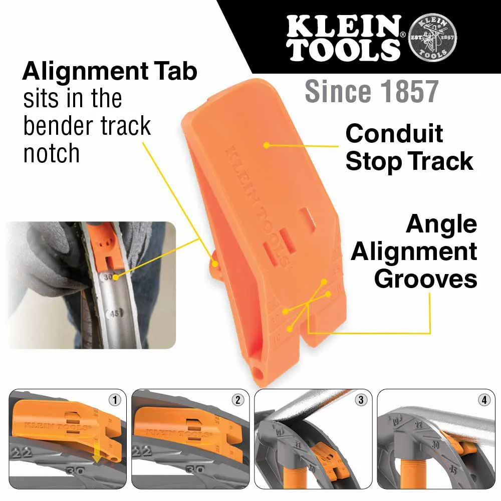 Klein 51604 Iron Conduit Bender 3/4" EMT with Angle Setter