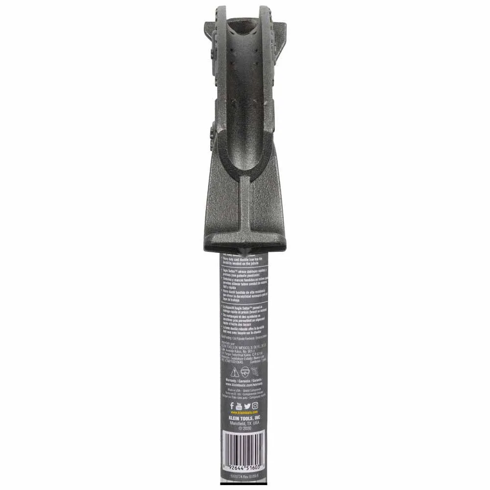 Klein 51604 Iron Conduit Bender 3/4" EMT with Angle Setter