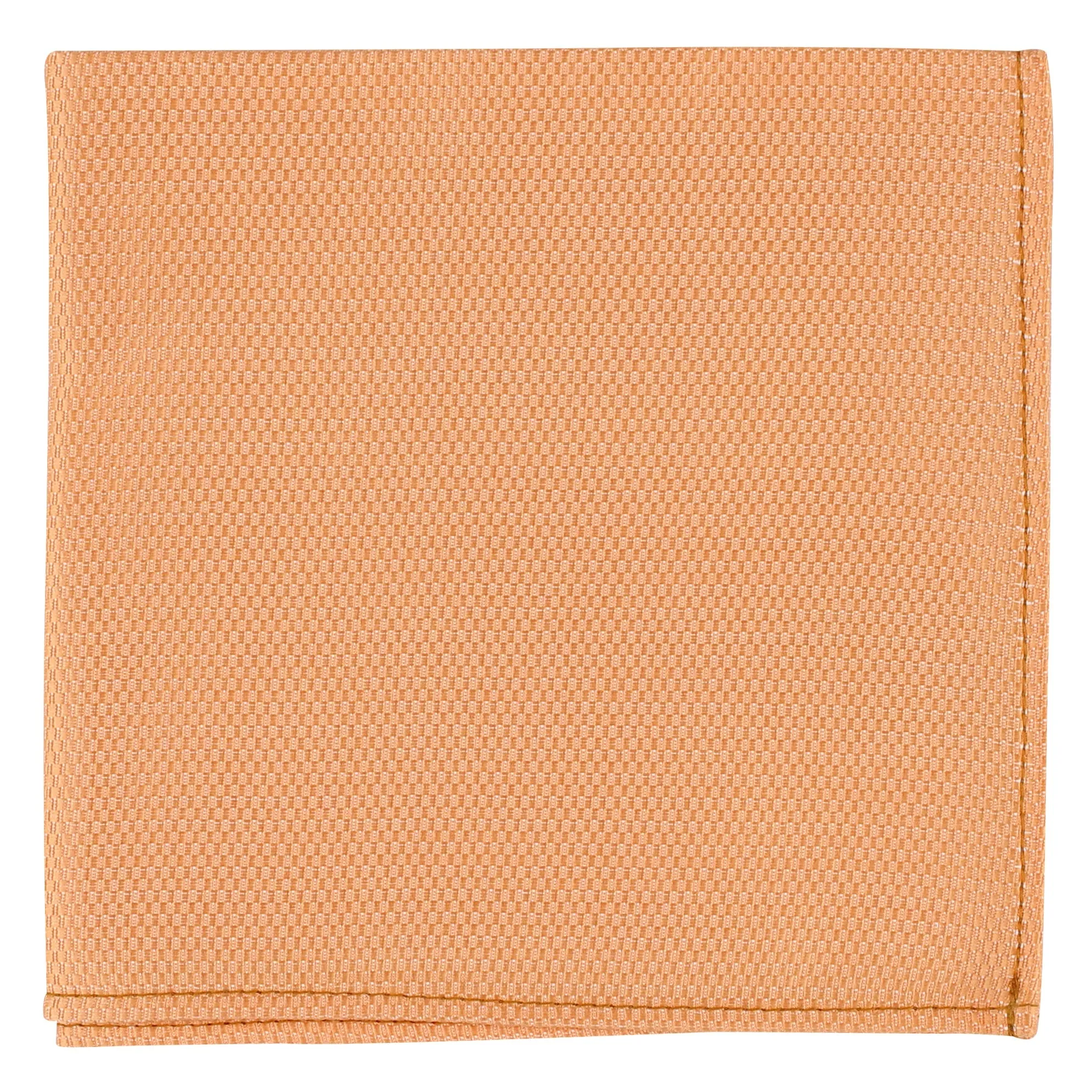 Kovove The Self Dash Line Orange Pocket Square For Men