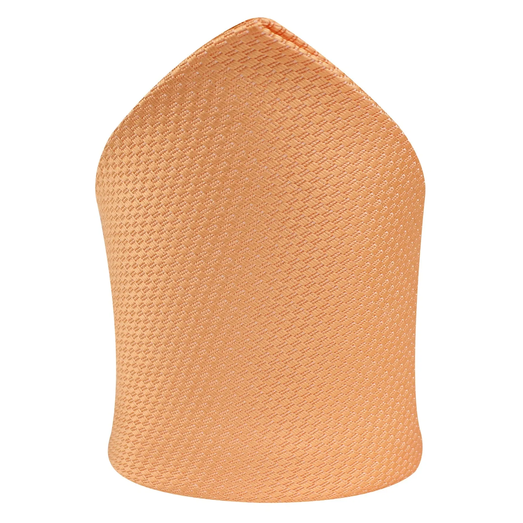 Kovove The Self Dash Line Orange Pocket Square For Men
