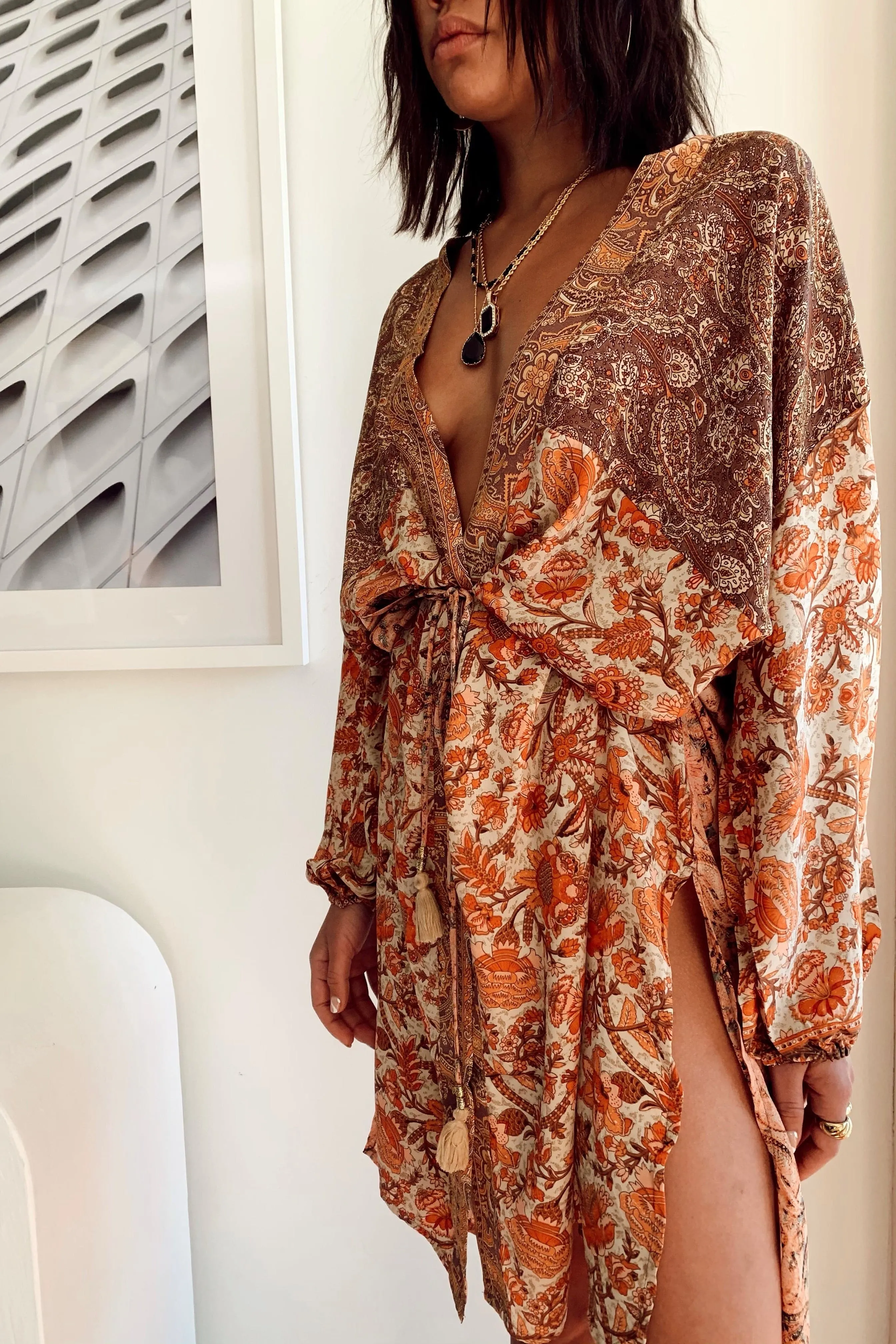Laguna Beach Floral Kimono
