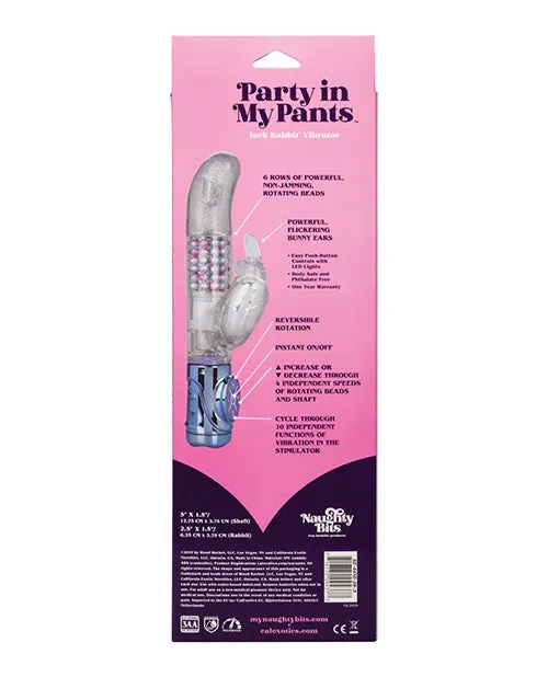 Naughty Bits Party In My Pants Jack Rabbit Vibrator
