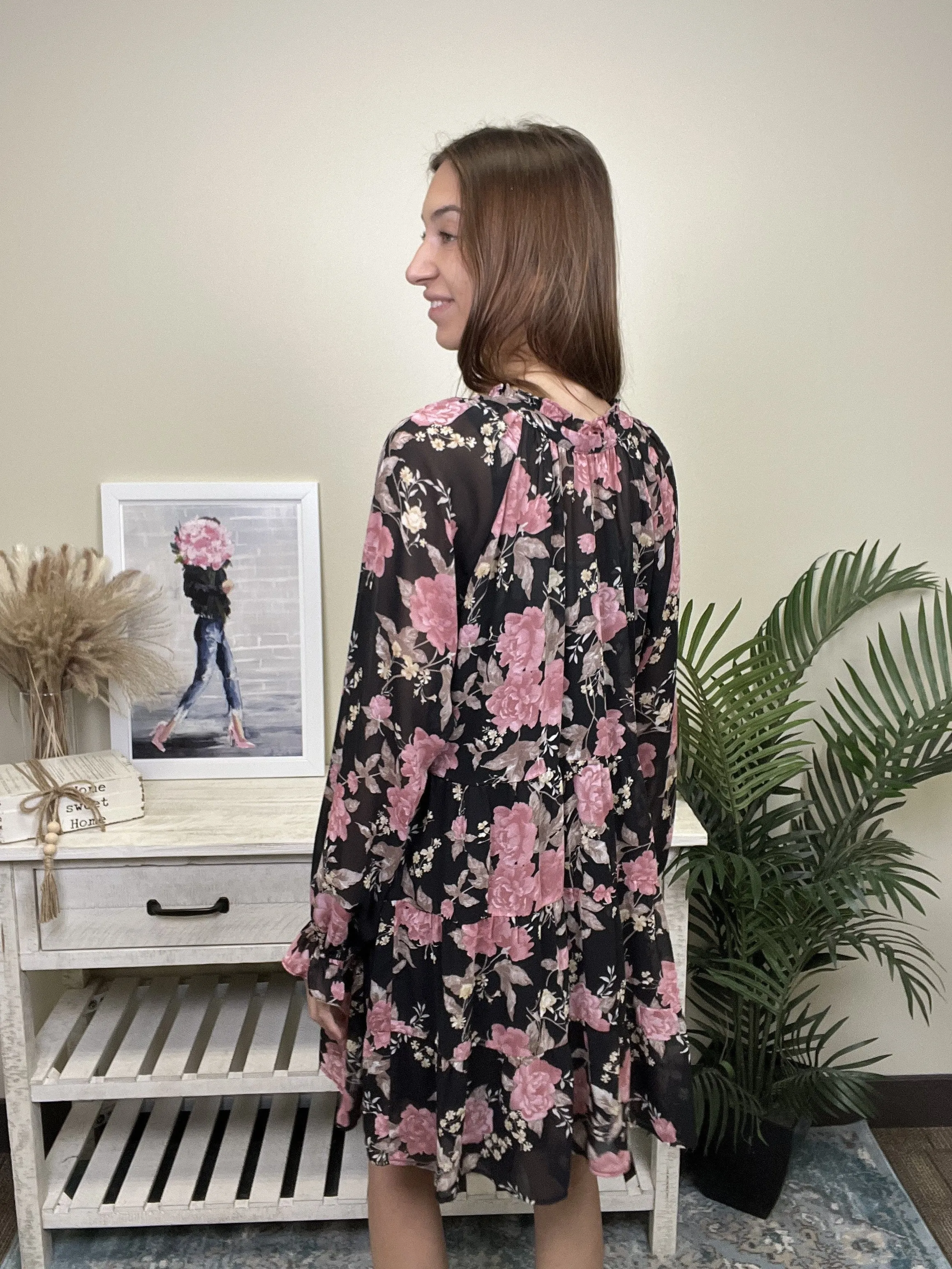 Painted In Florals Dress