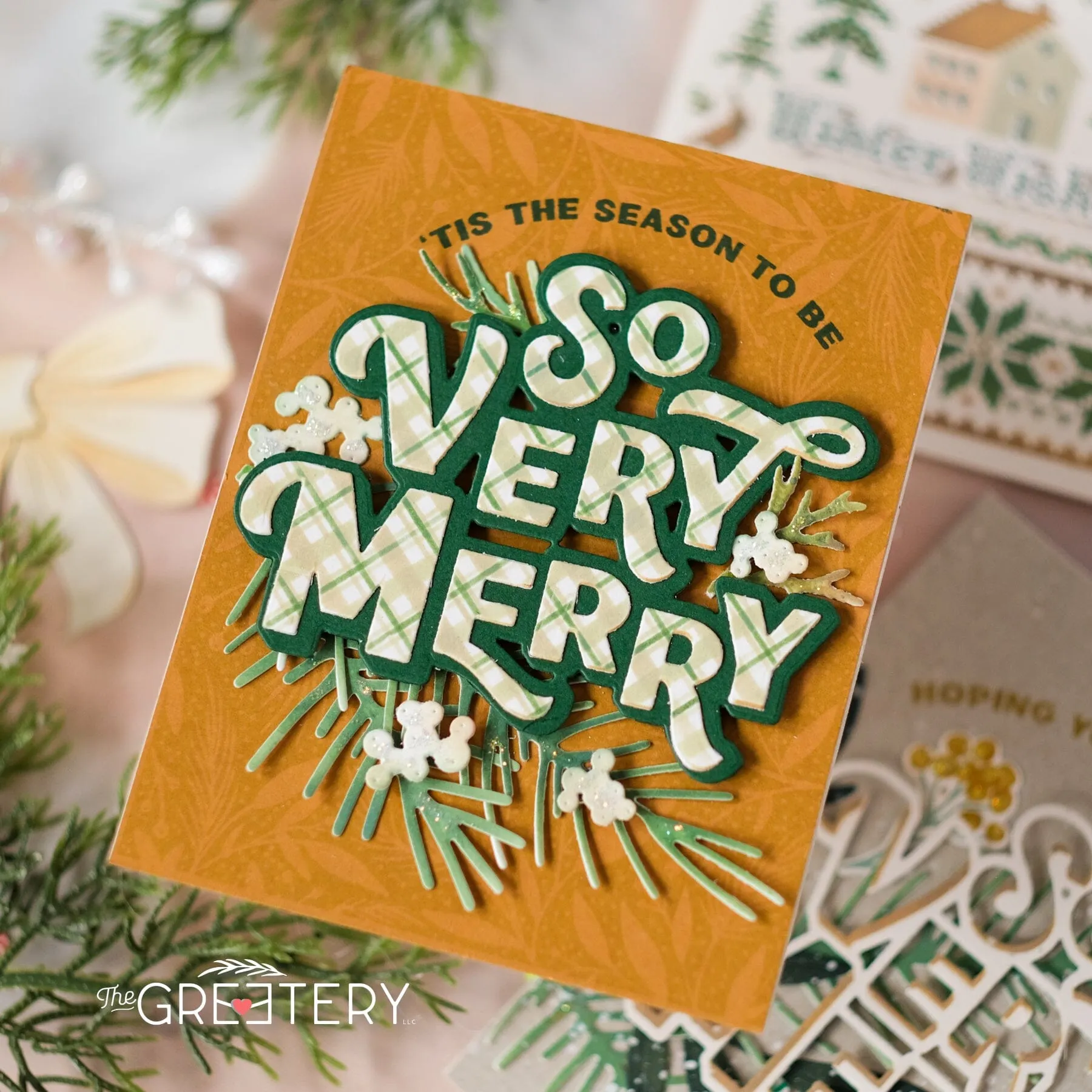 Plaid Tidings: Very Merry Stencil