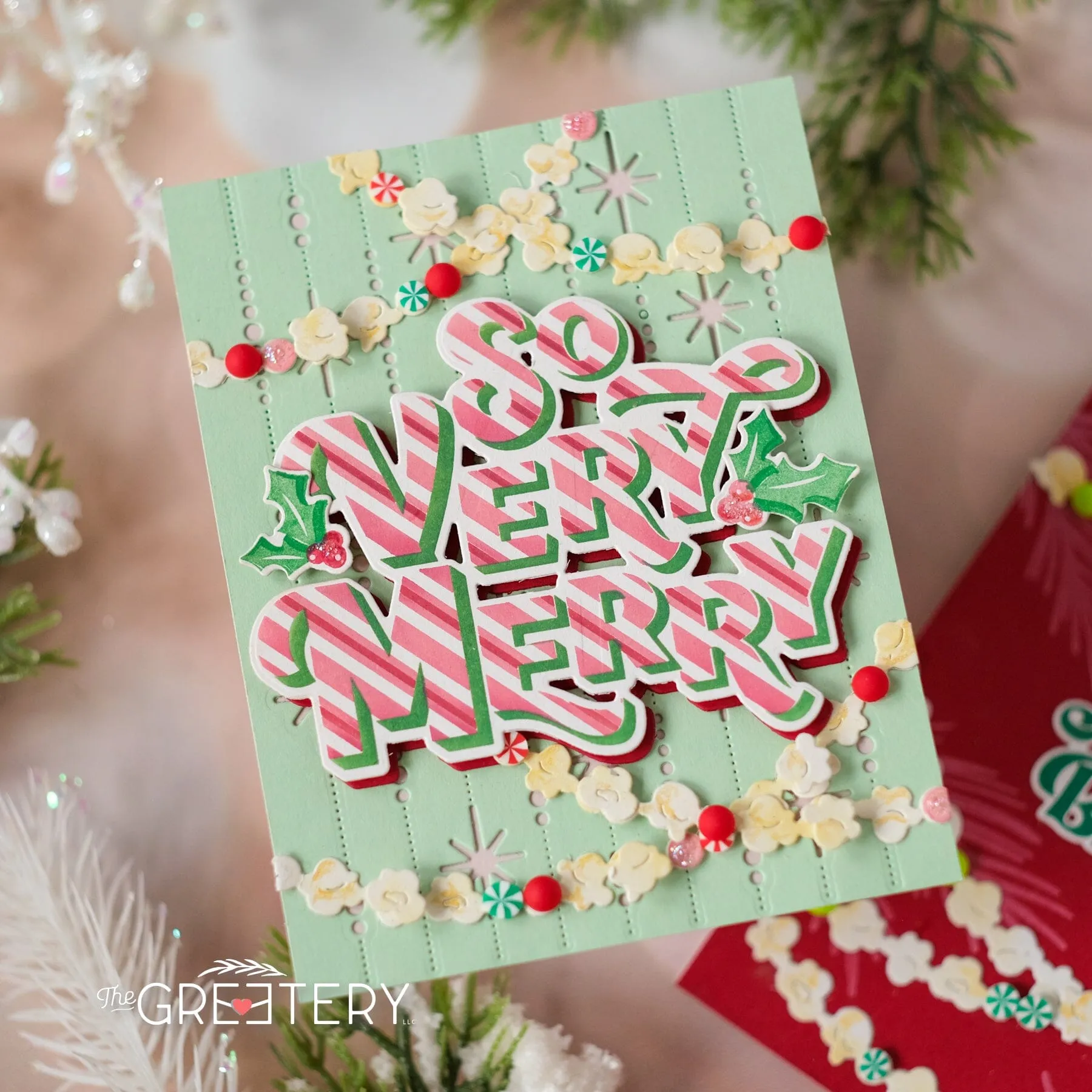 Plaid Tidings: Very Merry Stencil