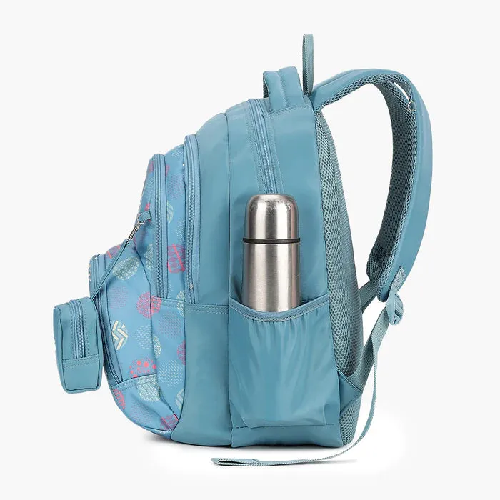 Polka Polka Backpack (Blue)