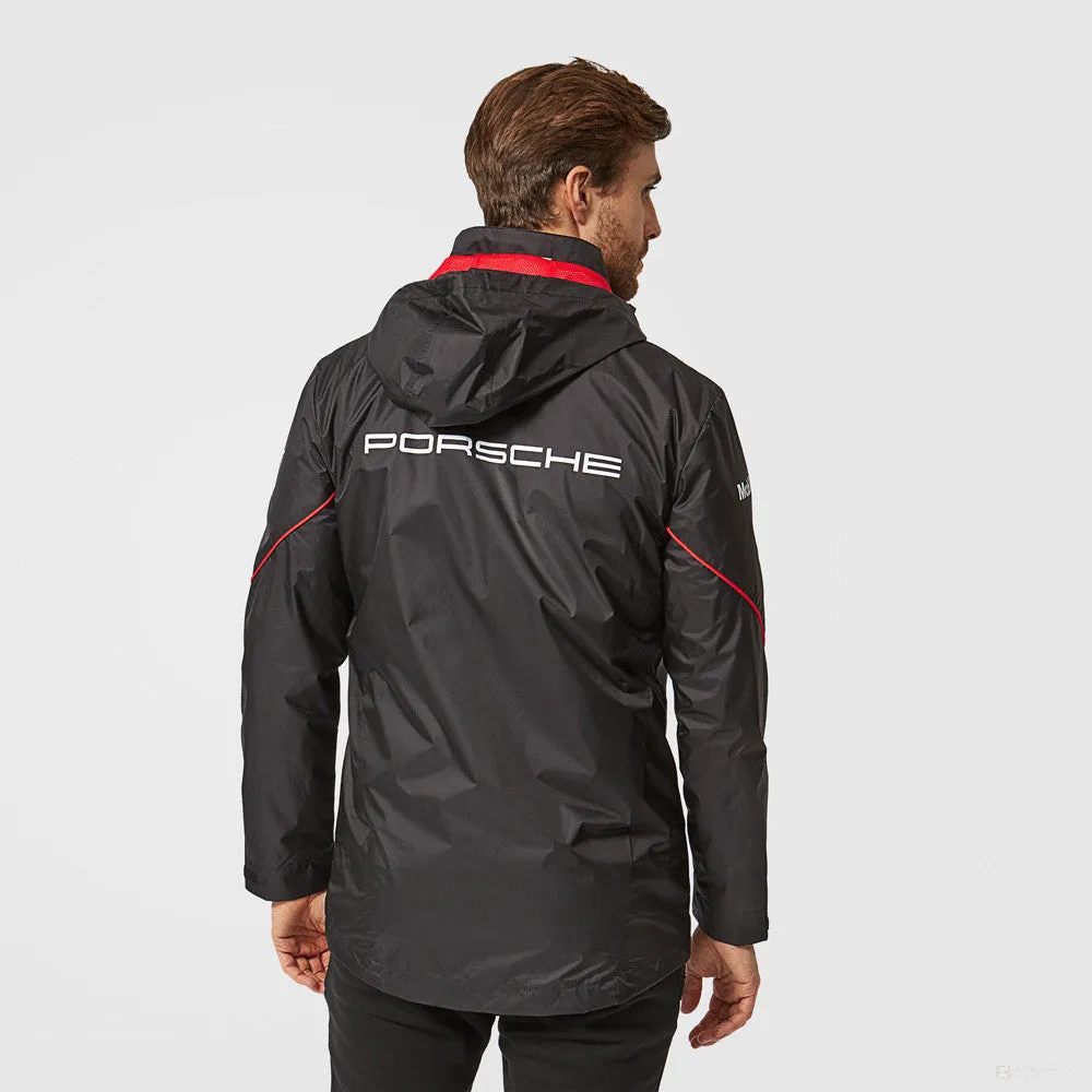 Porsche Team Rain Jacket, Black, 2022