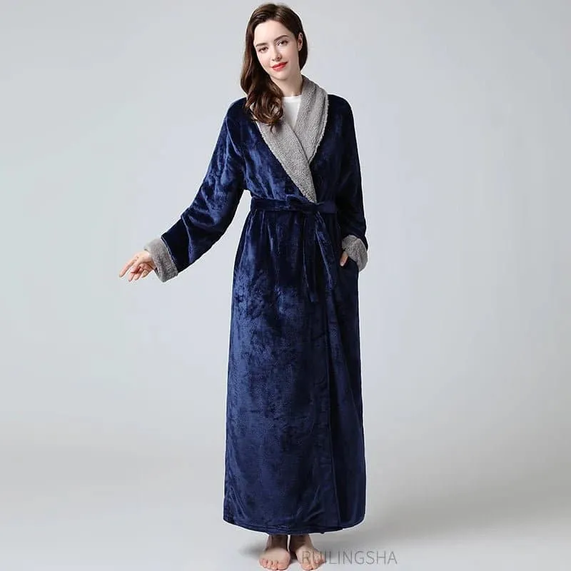 Thermal Extra Long Bath Robe