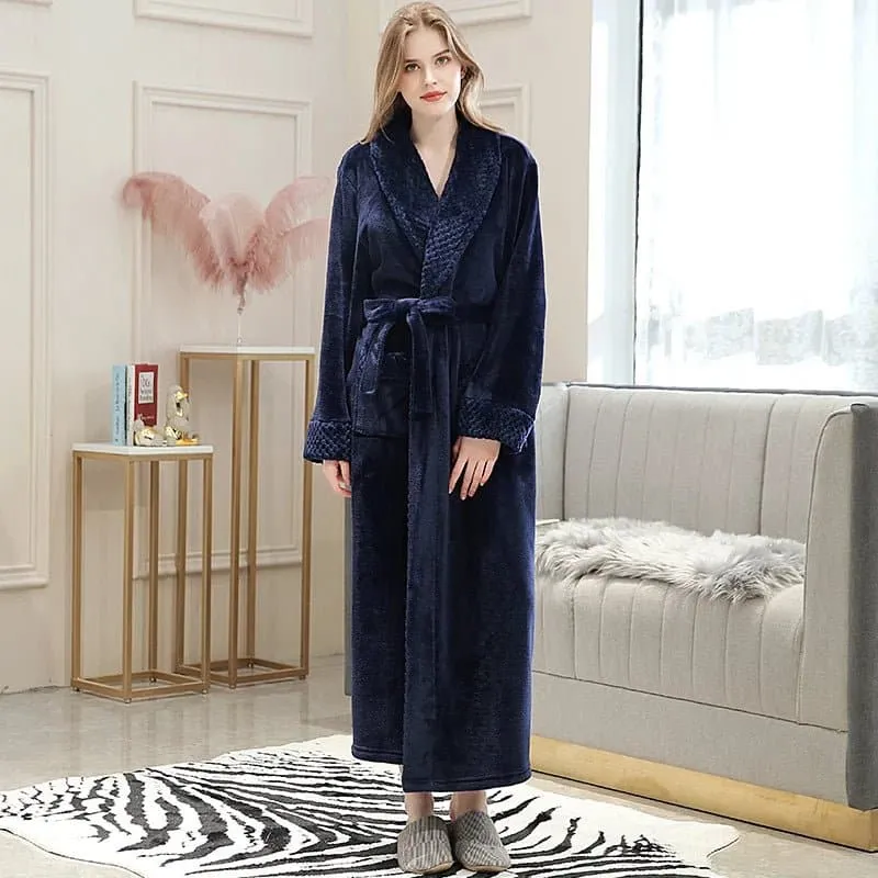 Thermal Extra Long Bath Robe