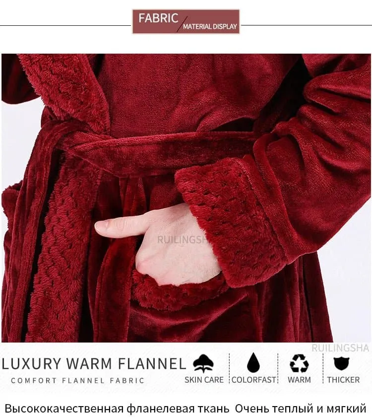 Thermal Extra Long Bath Robe