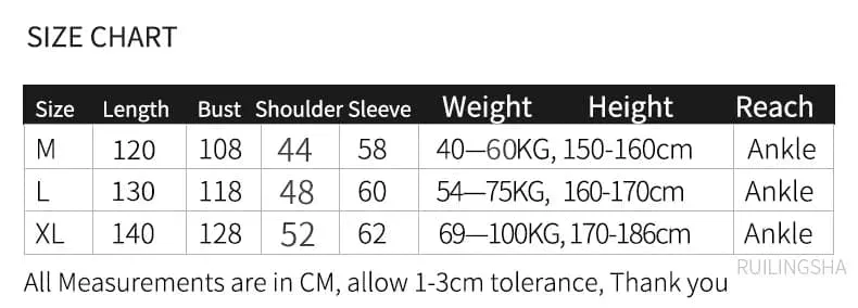 Thermal Extra Long Bath Robe