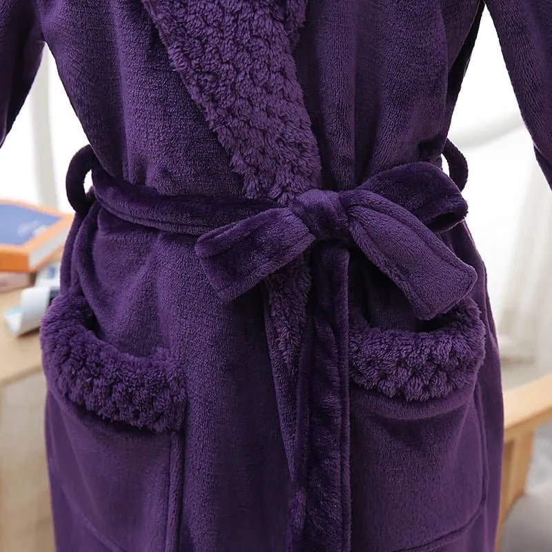 Thermal Extra Long Bath Robe