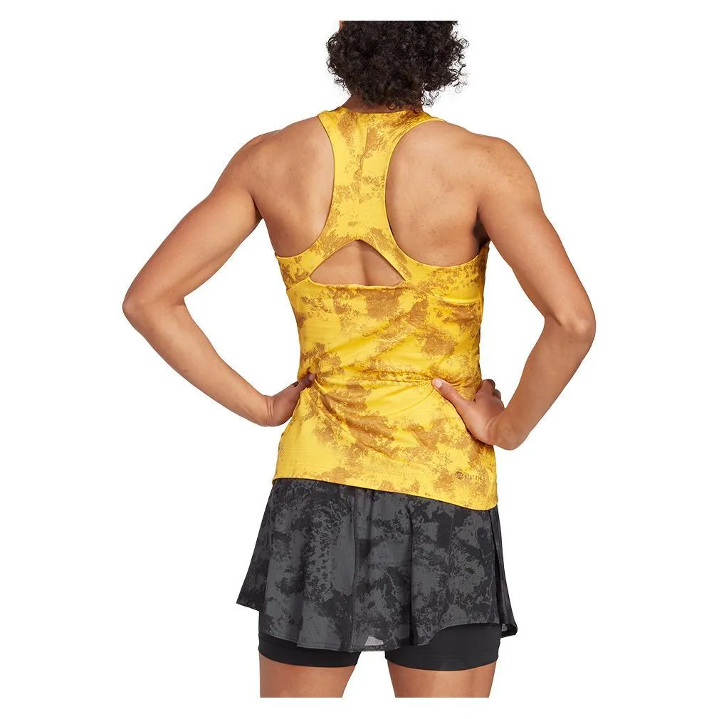 Women's Paris HEAT.RDY Y-Back Tennis Tank Bold Gold