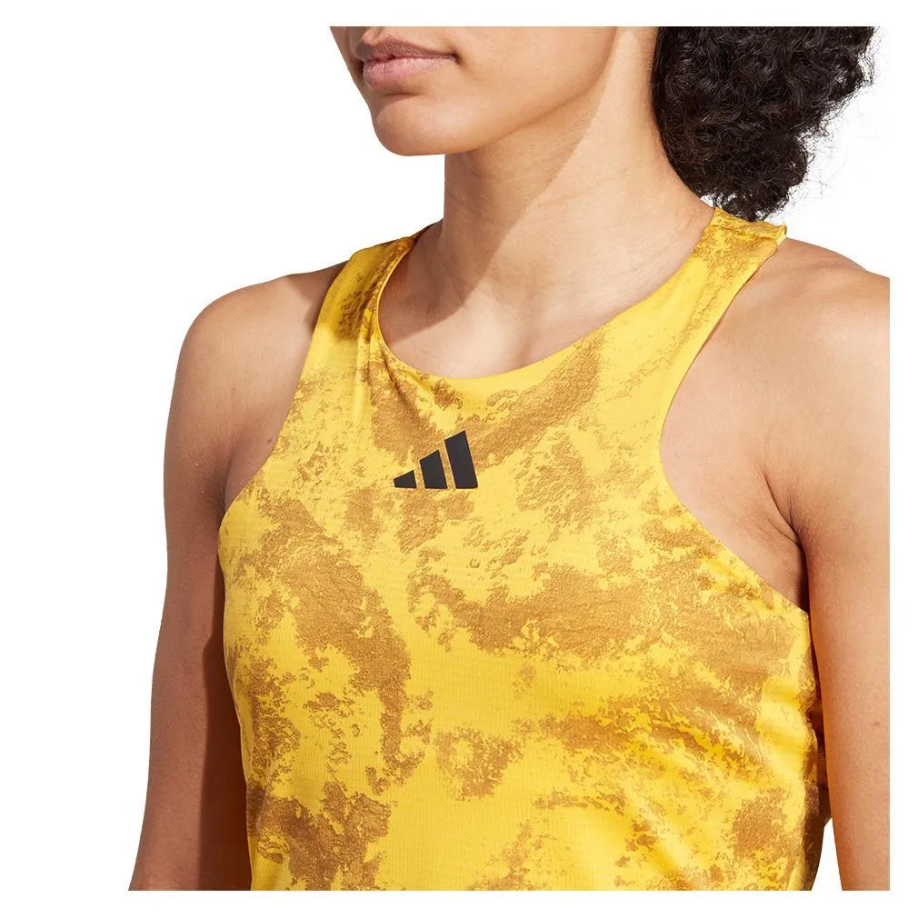 Women's Paris HEAT.RDY Y-Back Tennis Tank Bold Gold