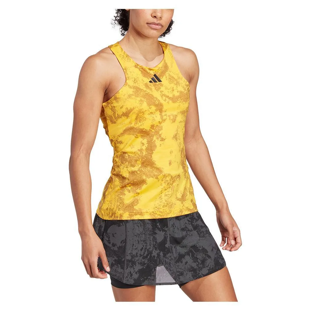 Women's Paris HEAT.RDY Y-Back Tennis Tank Bold Gold